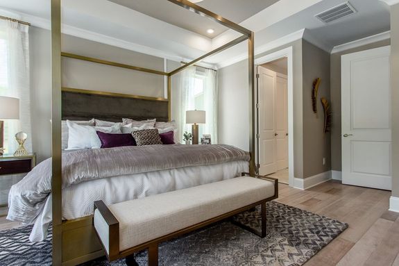 hazel model home master suite